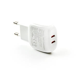 Зарядний пристрій LDNIO Q233 30W PD 2 Ports Type-C (адаптер + кабель Type C-Type C), фото 2