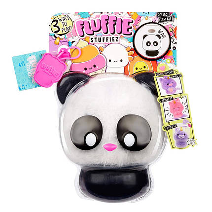 М’яка іграшка-антистрес FLUFFIE STUFFIEZ – ПУХНАСТИЙ СЮРПРИЗ ПАНДА, фото 1