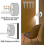 Flaincep 12V LED внутрішнє освітлення точковий світильник для читання регульований вимикач тепле світло, поворот на 360°, фото 4