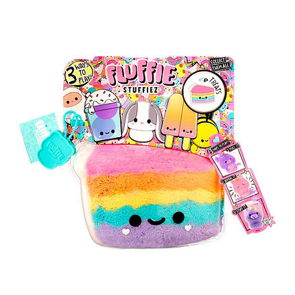 М’яка іграшка-антистрес FLUFFIE STUFFIEZ серії "Small Plush" – ТОРТ/ПІЦА, фото 1