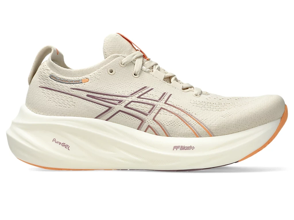 Кросівки для бігу жіночі Asics Gel-Nimbus 26 1012B601-250 Oatmeal/Faded Orange