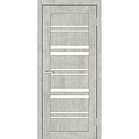 Двері міжкімнатні C017 / Doors / ПВХ / Бетон Світлий