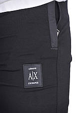 Штани спортивні чоловічі Armani 24-AX-840 чорні, фото 5