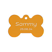 Адресник для собаки Orange 38x25мм