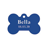 Адресник для собаки Navy Blue 30x20мм