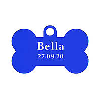 Адресник для собаки Navy Blue 50x35мм