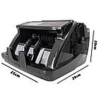 Лічильна машинка для грошей зі звуковим сигналом N80, від мережі / Машинка для рахунку грошей / Лічильник банкнот, фото 7