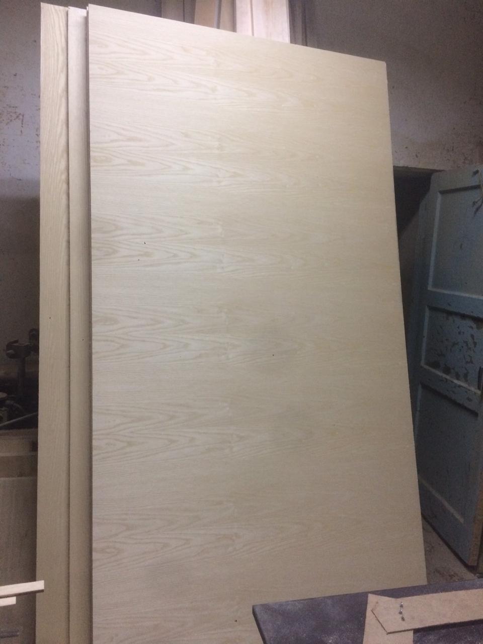Столярна плита шпон Ясен 18мм 2,5х1,25м 2 сторони, фото 1