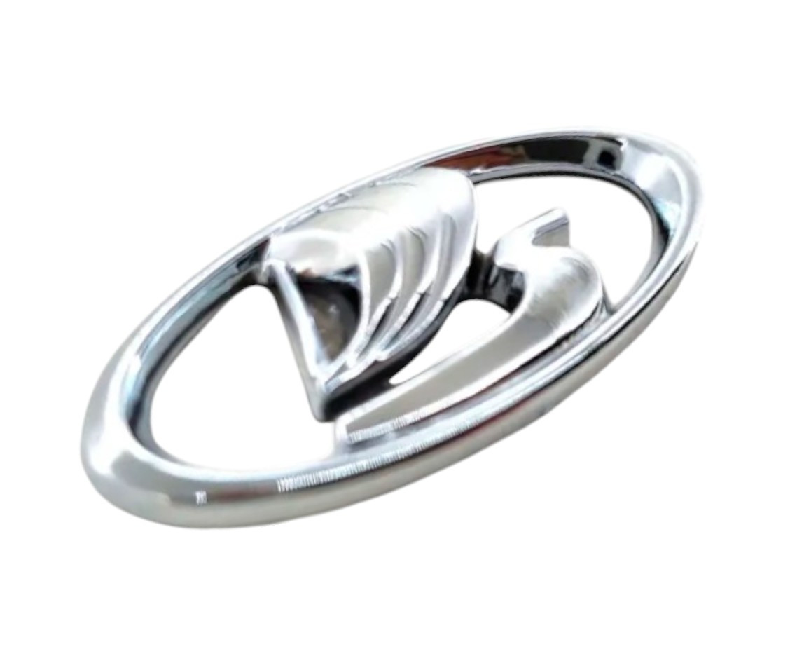 Емблема керма ВАЗ Lada хром 60х25 мм (на скотчі), фото 1