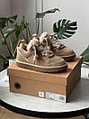 Уггі чоловічі бежеві зимові UGG Lowmell Sneaker Beige (18532), фото 4
