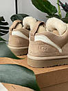 Уггі чоловічі бежеві зимові UGG Lowmell Sneaker Beige (18532), фото 8