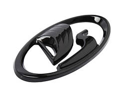 Емблема керма ВАЗ Lada чорна 60х25 мм (на скотчі)