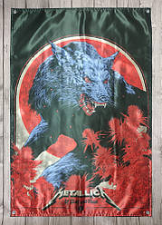 Прапор Metallica Of Wolf And Man 120x80 см