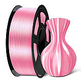 Пластик SUNLU Silk PLA+  Pink, Reusable Spool, 1.75мм, 1кг, 205-235°C, Рожевий філамент для 3Д-друку, фото 2
