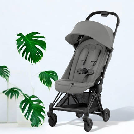 Коляска прогулянкова Cybex Coya Matt Black Mirage Grey, фото 1
