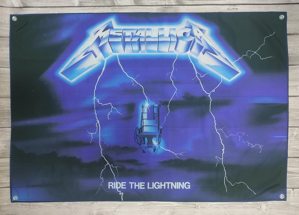 Прапор Metallica Ride The Lightning 120x80 см