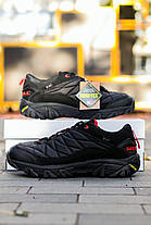 Зимові Чоловічі Кросівки Merrell Ice Cap Moc Vibram Black / Меррелл Айс Кап Мок Вібрам Чорні з Червоним, фото 3