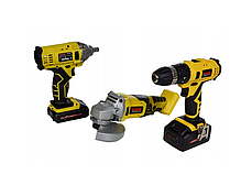 Потужний акумуляторний набір 24,4 В Boxer SR-028 болгарка-шуруповерт-гайковерт набір, фото 5