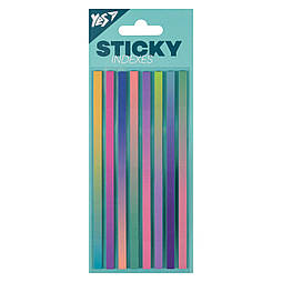 Індекси пластикові Yes Fusion 136*5мм 160 шт (8х20)