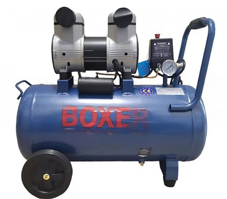 Безмасляні компресори 65 л/хв, 35 л Boxer BX-1008 двопоршневий компресор для майстерні, фото 2