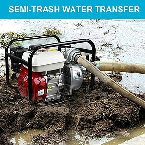 Насосна станція 6,5 к.с, 1000л/хв Boxer BX-7015 мотопомпа, фото 3