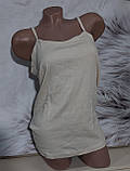 Жіноча бавовняна майка тонка бретель 42-54р Туреччина 4 кольори, фото 5