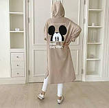 Трендовий жіночий кардиган на молнії з Мікі маусом, фото 2