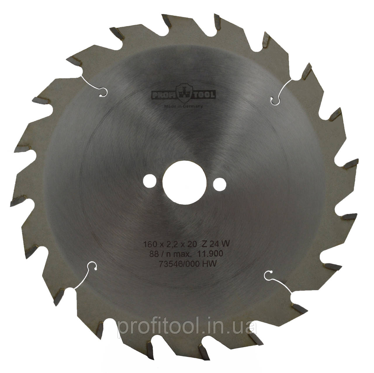Диск пиляльний PROFITOOL - 160х2,2х1,4х20 мм Z=24, W (ATB) (2116008)