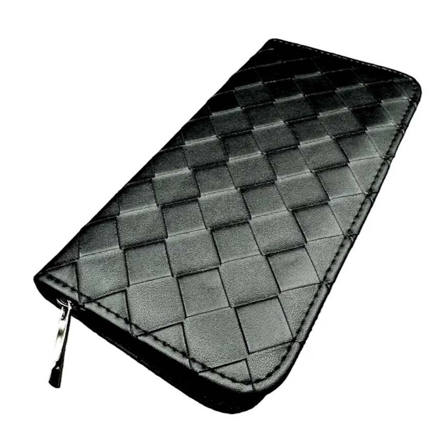 Чохол для двох пар ножиць Proline "Ромб", екошкіра чорний (GVA025B)