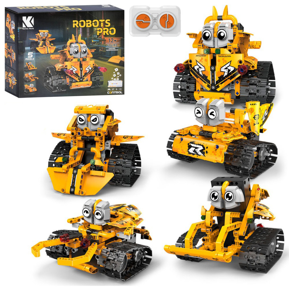 Конструктор дитячий на радіокеруванні 5 в 1 K96183 звук, світло, фото 1