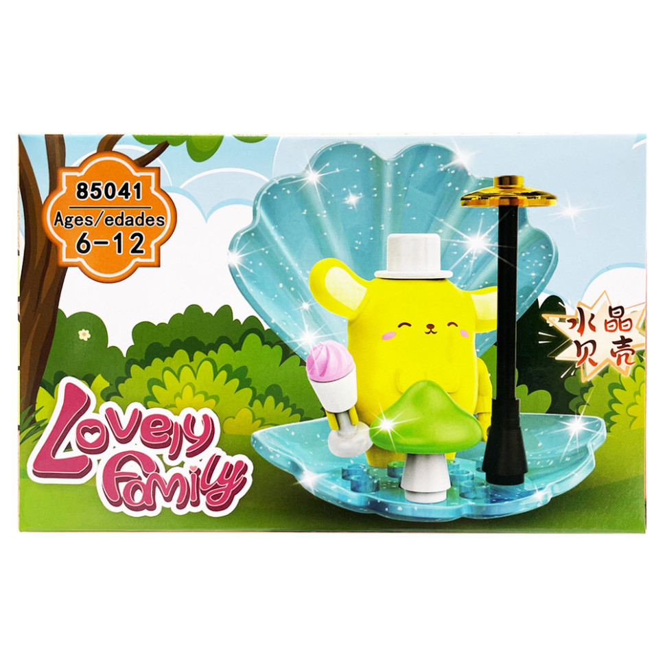 Дитячий ігровий конструктор "PomPomPurin" 85041-2 пластикові деталі, фото 1