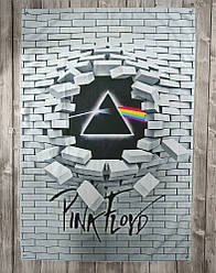 Прапор Pink Floyd The Dark Side Of The Wall 120x80 см