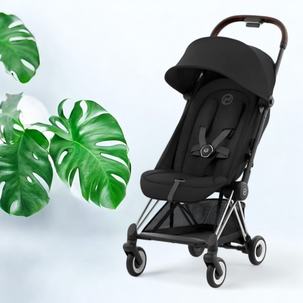 Коляска прогулянкова Cybex Coya Chrome Dark Brown Sepia Black