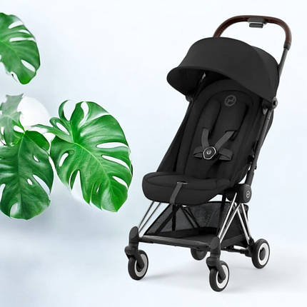 Коляска прогулянкова Cybex Coya Chrome Dark Brown Sepia Black, фото 1