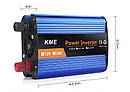 Перетворювач напруги KME 500. Автомобільний інвертор на 500W (12V-220V), фото 2