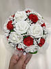 Весільний букет-дублер для нареченої червоного кольору, фото 5