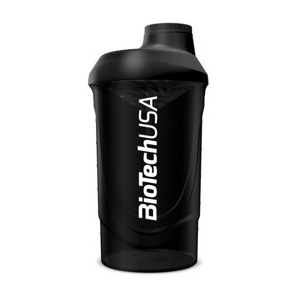 Шейкер пластик Biotech. Shaker Wave BioTech USA "Panther Black" (600 ml, Panther Black), фото 1
