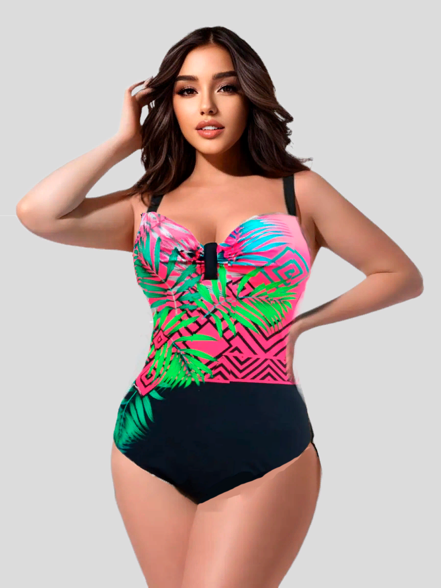 Купальник слитный    157 Samegame Лора коралл(В НАЛИЧИИ ТОЛЬКО 48 50 52 54 56 УКР р-ры)