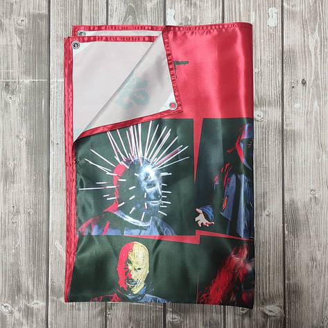 Прапор Slipknot Masks Red 120x80 см, фото 2