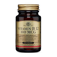 Вітамін Б12 Solgar. Vitamin B 12100 mcg (100 tabs).