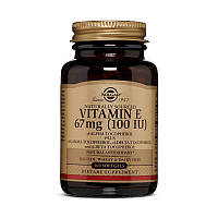 Вітамін Е Solgar. Vitamin E 67 mg (100 IU) (100 softgels).