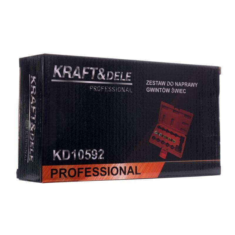 Набір з свердлами для різьби 16 ел. Kraft&Dele KD10592 все для відновлення різьблення