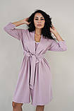 Халат для вагітних та годування, аметист, фото 2