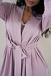 Халат для вагітних та годування, аметист, фото 4