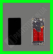 Дисплей Huawei Mate 20 із сенсором і рамкою, чорний (оригінальні комплектуючі)