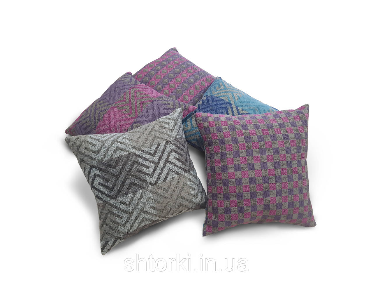 Комплект декоративних подушок Firanka Pattern 30х30см 5шт різнокольорові (п_0028)