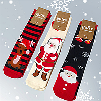 Шкарпетки махрові жіночі Новорічні подарункові Розмір 36-39