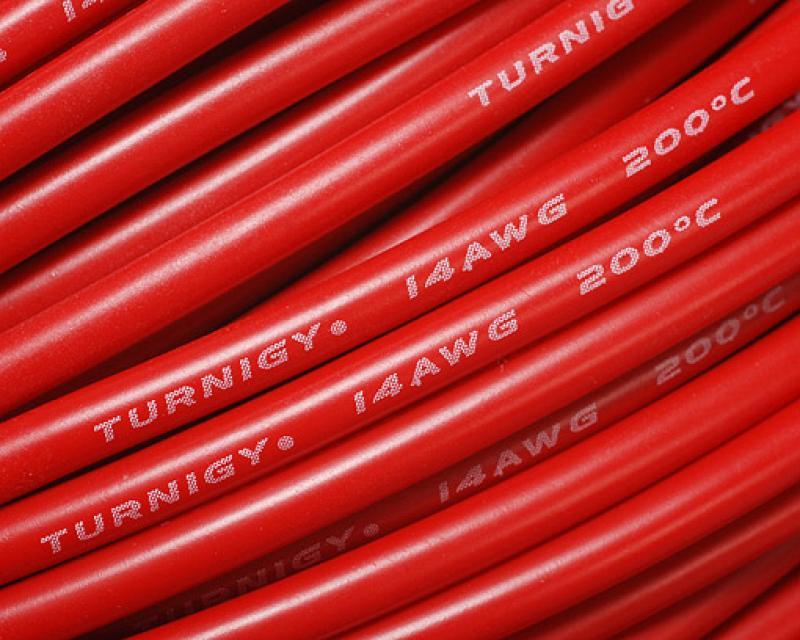 Дріт 14AWG 1 м (червоний)