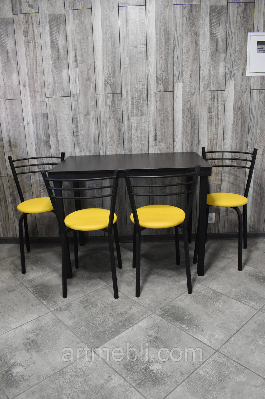 Кухонний комплект (стіл + 4 стільці), фото 1