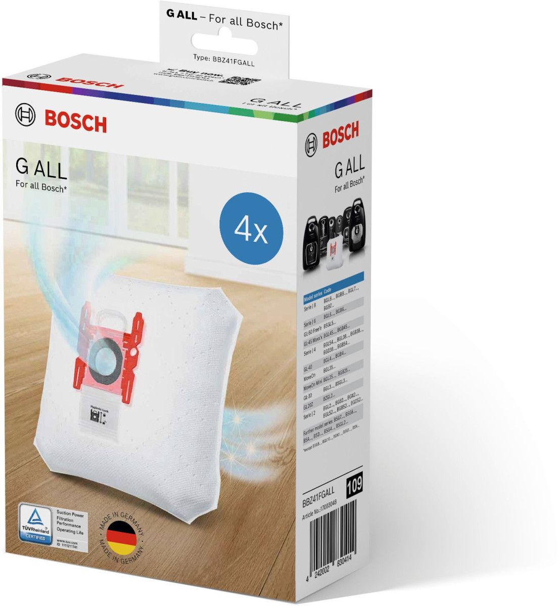 Мішок для пилососу Bosch 17003048